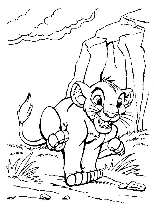 Lion King 2 Vitani And Kopa Coloring Pages Coloring Pages